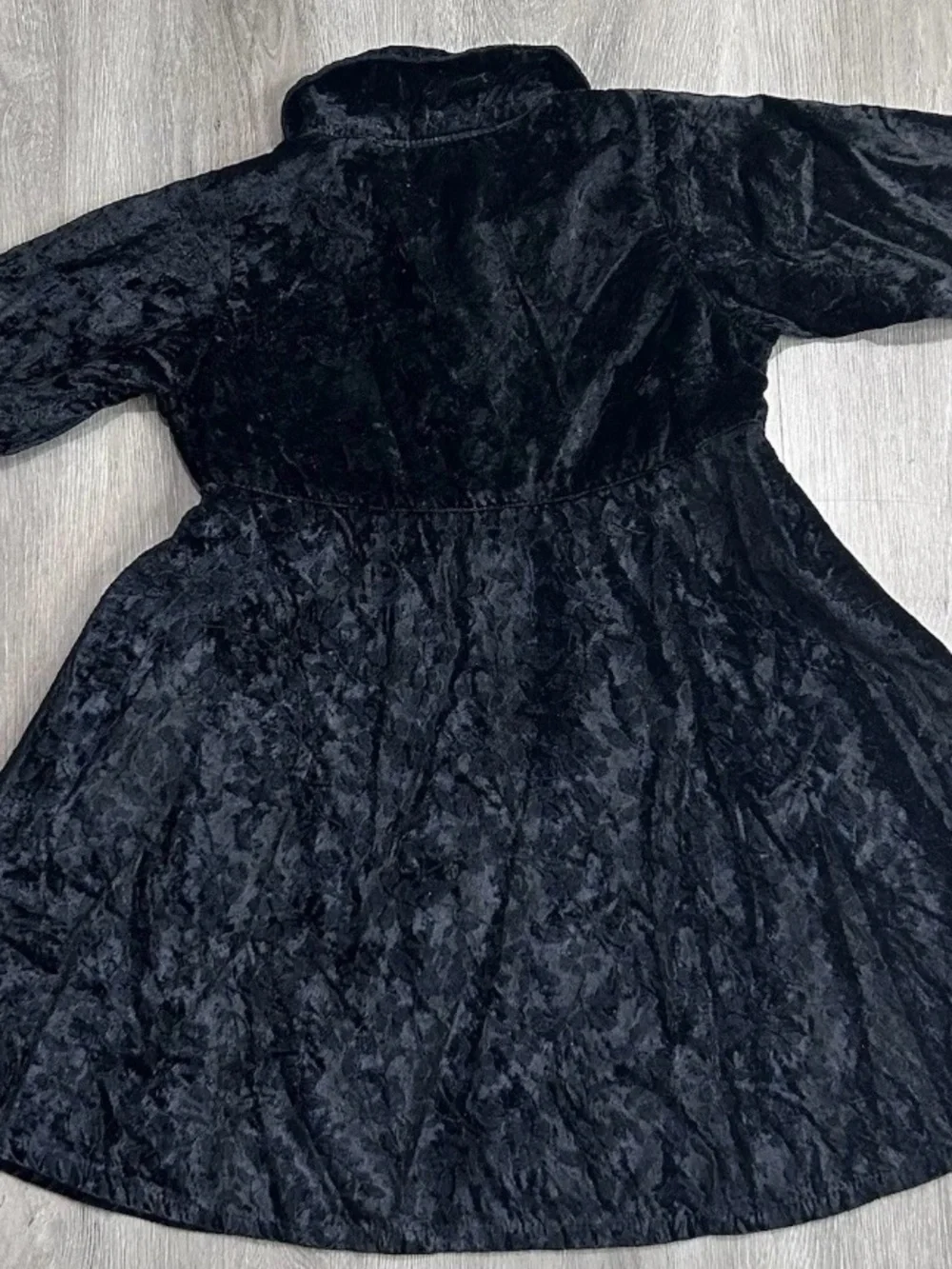 Baby Gap Black Velvet Dress 30-36 Months Toddler Holiday Party Vintage